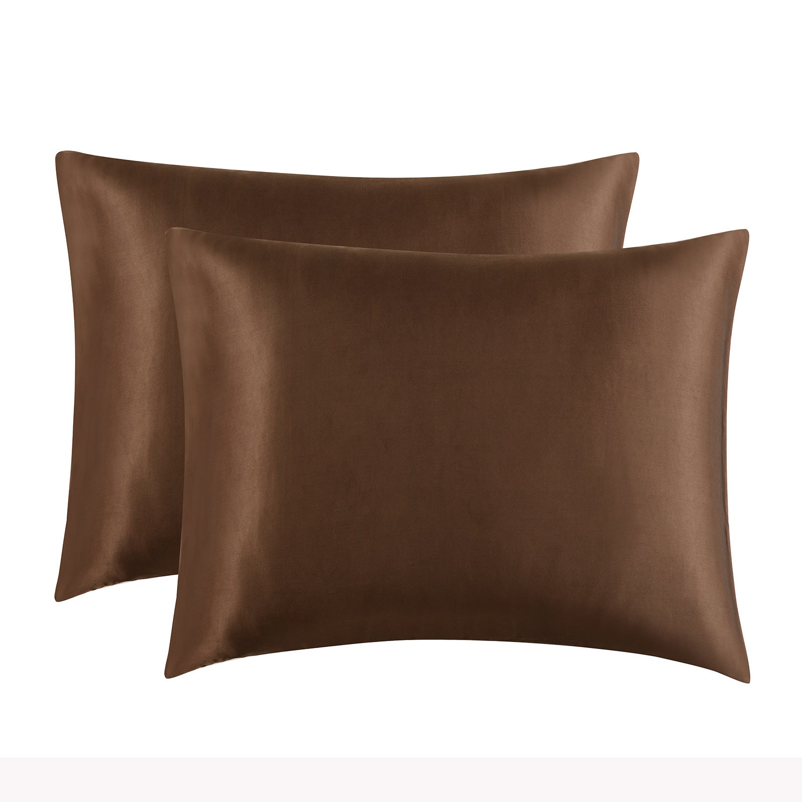 Solid Color Satin Imitation Silk Pillowcase - Calm Cloud Bedding